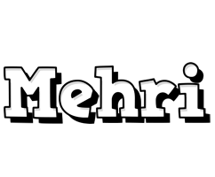 Mehri snowing logo