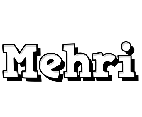 Mehri snowing logo