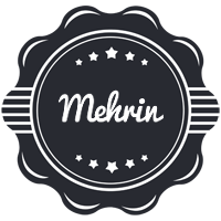 Mehrin badge logo