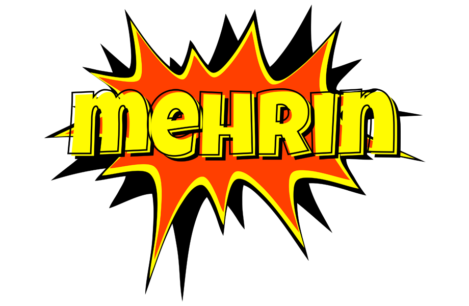 Mehrin bazinga logo