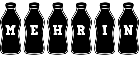 Mehrin bottle logo