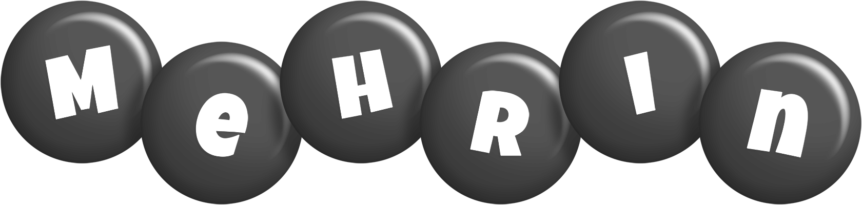 Mehrin candy-black logo