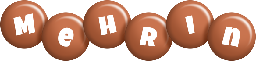 Mehrin candy-brown logo