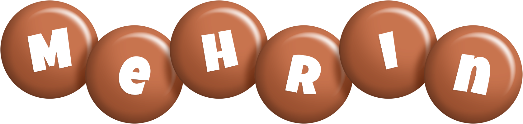 Mehrin candy-brown logo