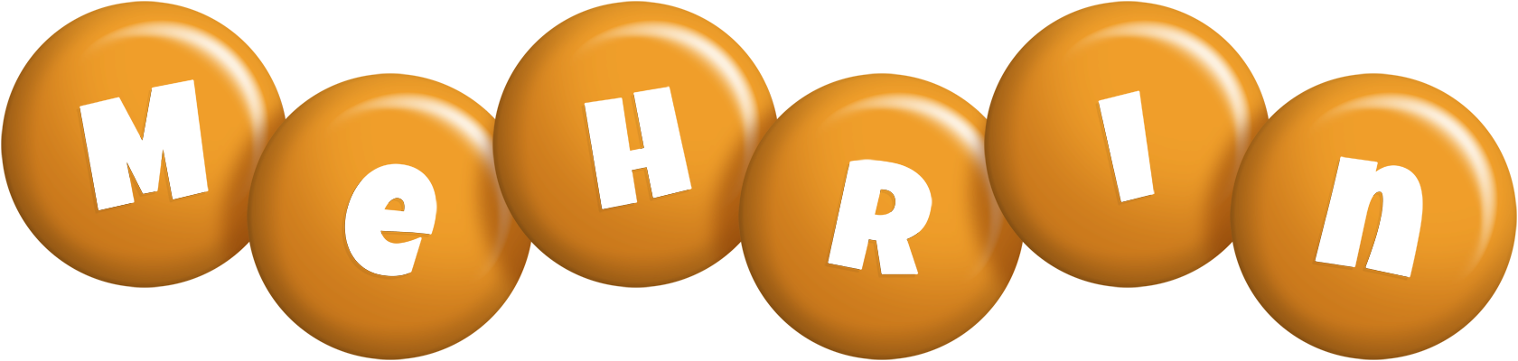 Mehrin candy-orange logo