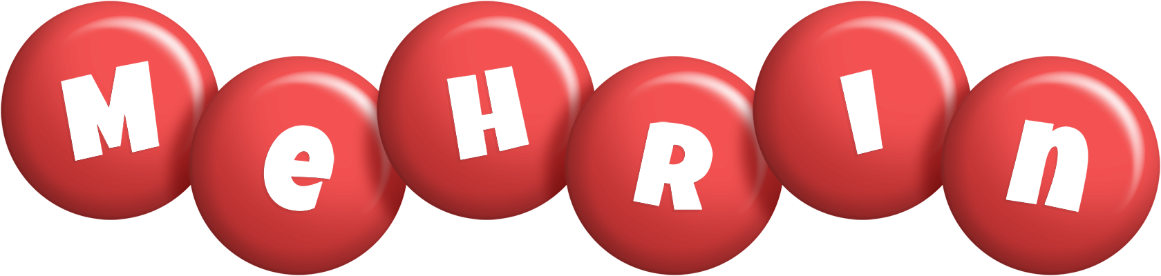 Mehrin candy-red logo