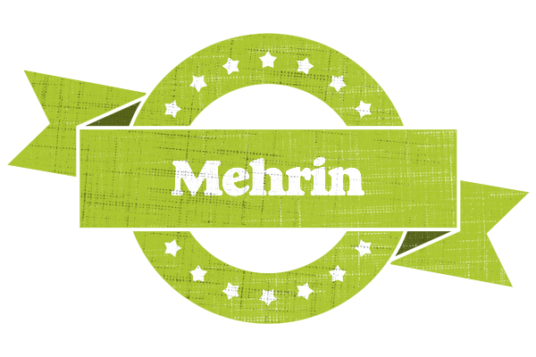 Mehrin change logo