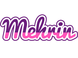 Mehrin cheerful logo