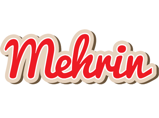 Mehrin chocolate logo