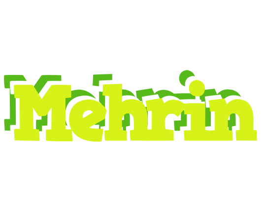 Mehrin citrus logo