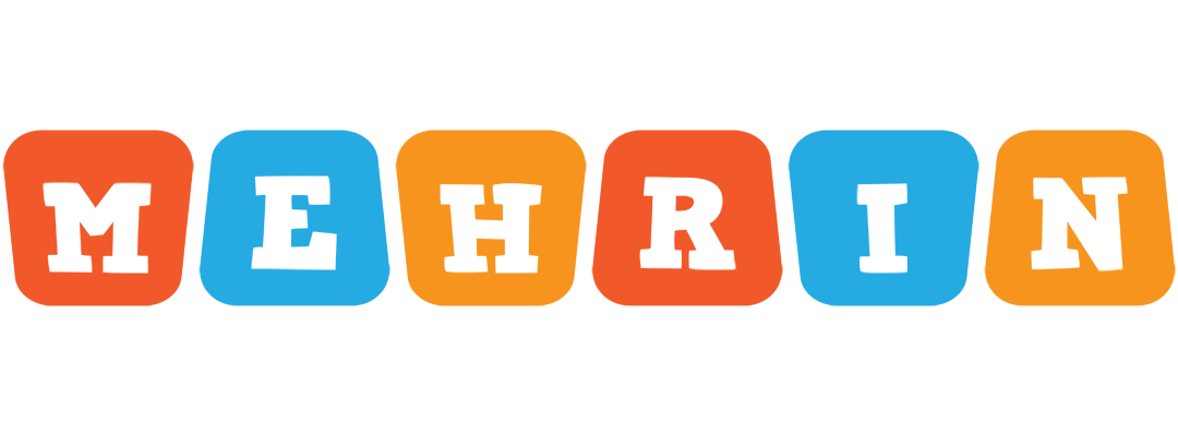 Mehrin comics logo