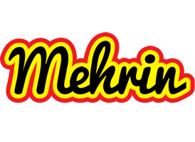 Mehrin flaming logo