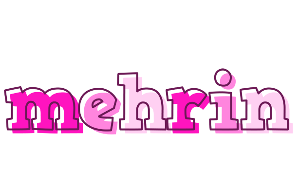 Mehrin hello logo