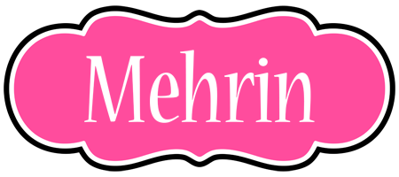 Mehrin invitation logo