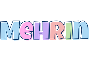 Mehrin pastel logo