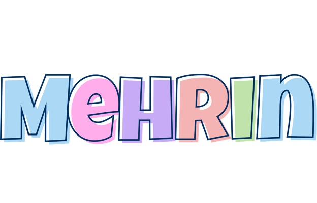 Mehrin pastel logo