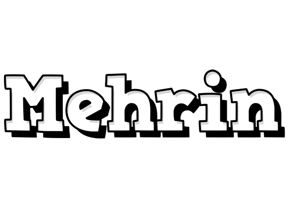 Mehrin snowing logo