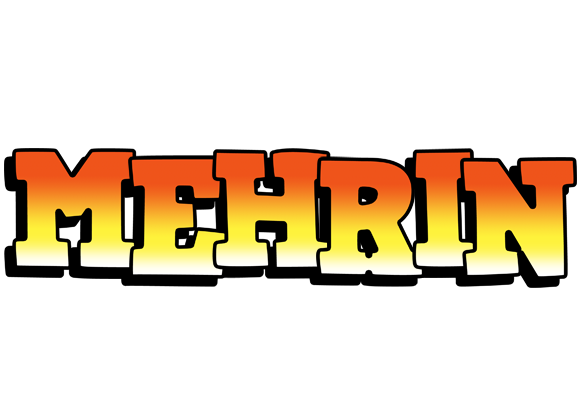 Mehrin sunset logo