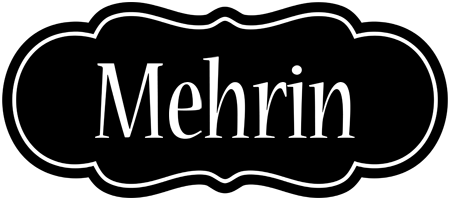 Mehrin welcome logo