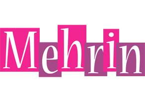 Mehrin whine logo