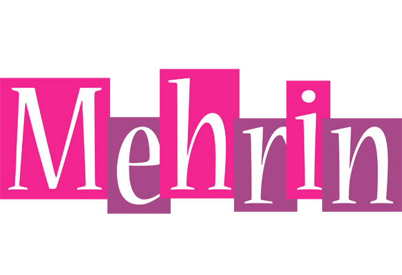 Mehrin whine logo