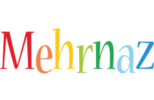 Mehrnaz birthday logo