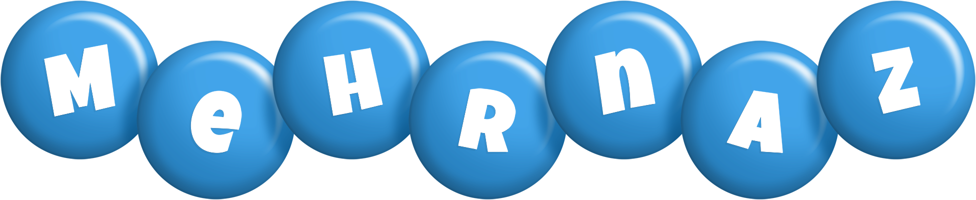 Mehrnaz candy-blue logo