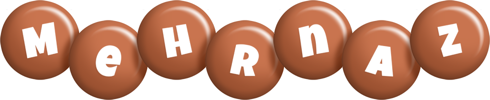 Mehrnaz candy-brown logo