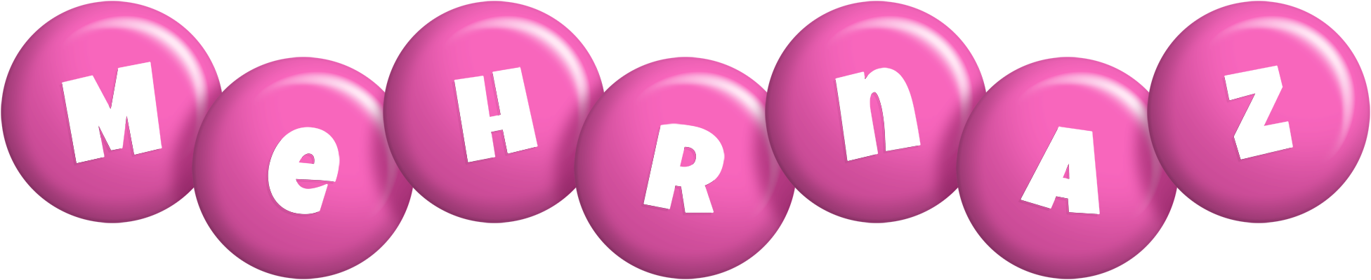 Mehrnaz candy-pink logo