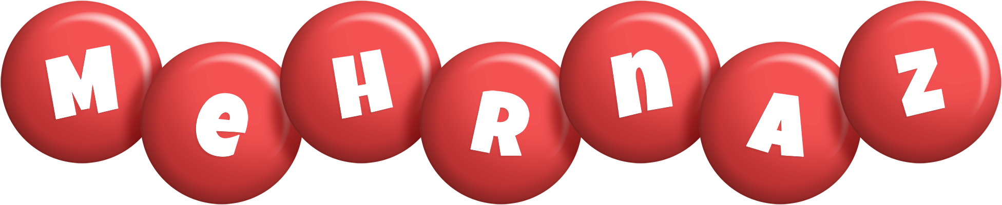 Mehrnaz candy-red logo