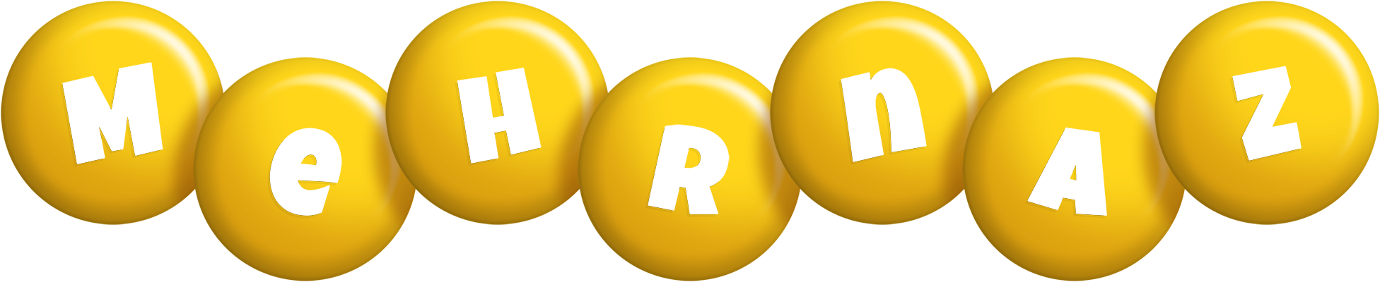 Mehrnaz candy-yellow logo
