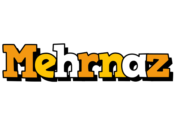 Mehrnaz cartoon logo