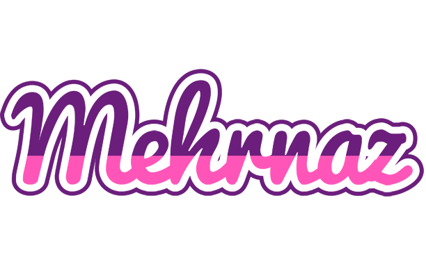 Mehrnaz cheerful logo