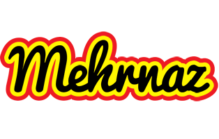 Mehrnaz flaming logo