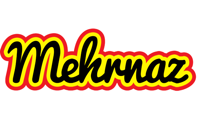Mehrnaz flaming logo