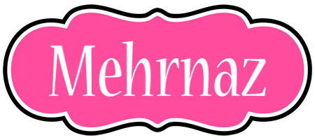 Mehrnaz invitation logo