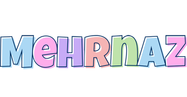 Mehrnaz pastel logo