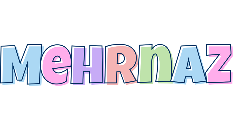 Mehrnaz pastel logo