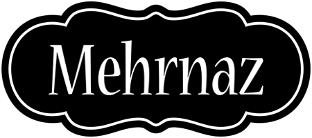 Mehrnaz welcome logo