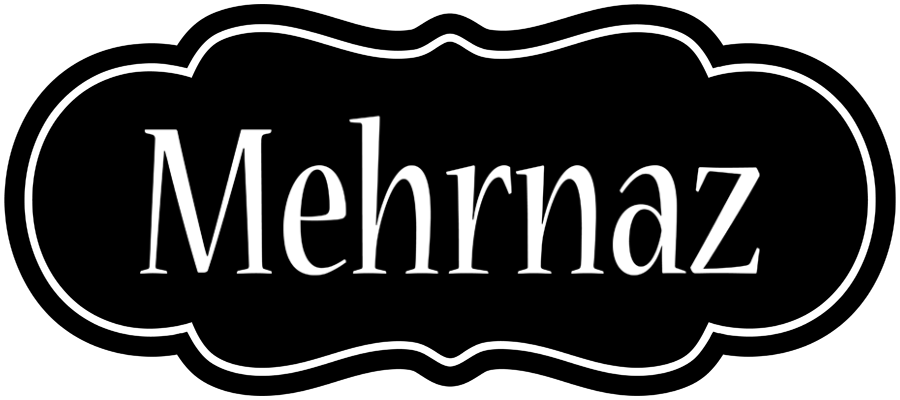 Mehrnaz welcome logo