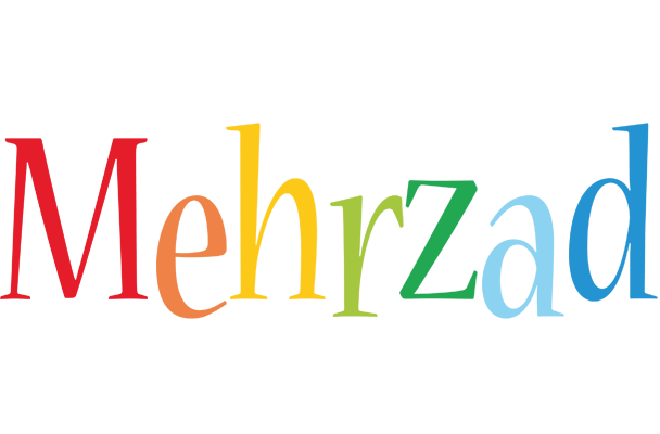 Mehrzad birthday logo