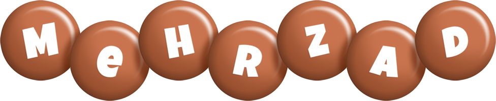 Mehrzad candy-brown logo