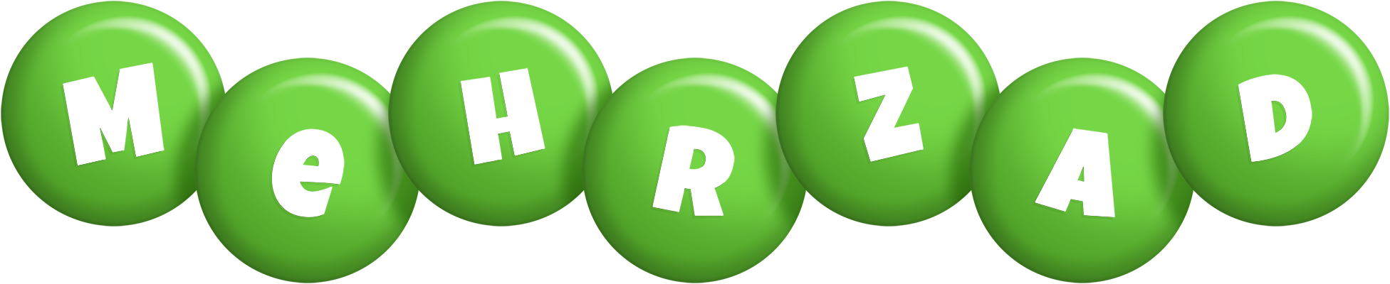 Mehrzad candy-green logo