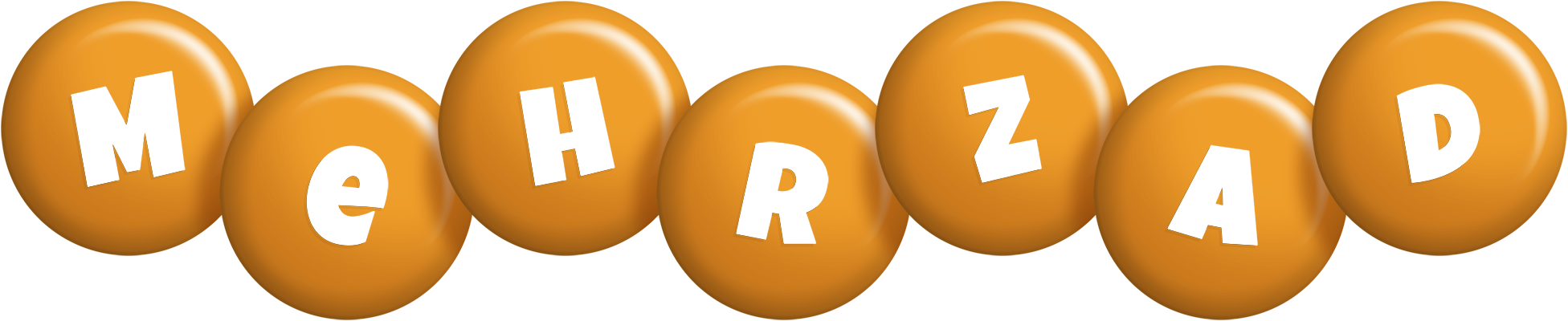 Mehrzad candy-orange logo