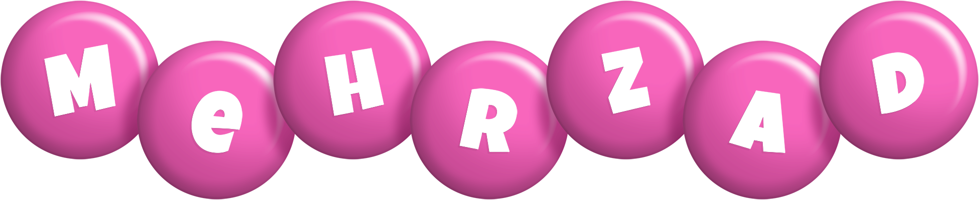 Mehrzad candy-pink logo