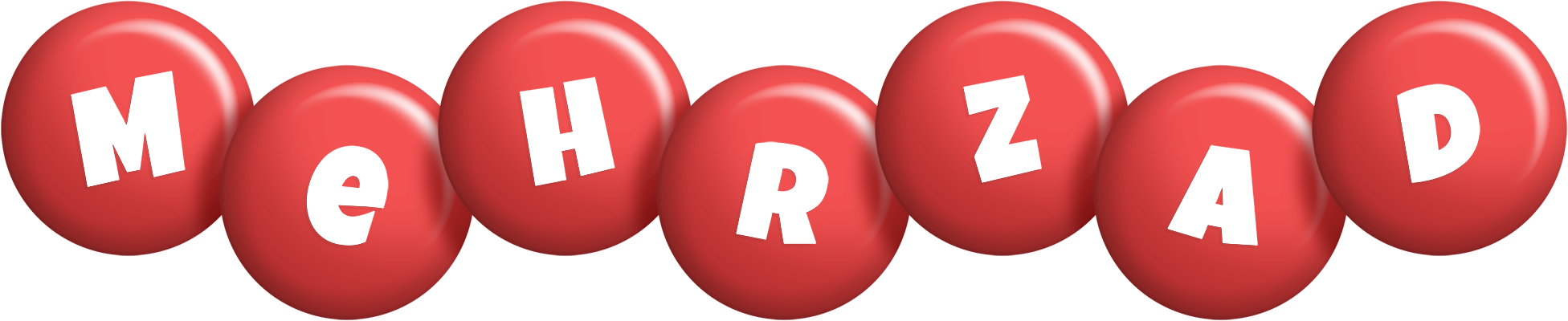 Mehrzad candy-red logo