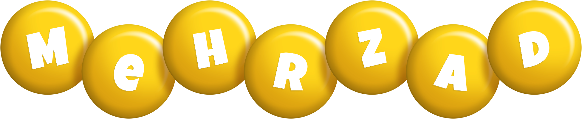 Mehrzad candy-yellow logo