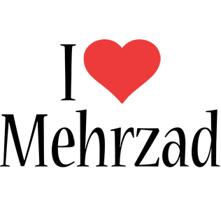 Mehrzad i-love logo