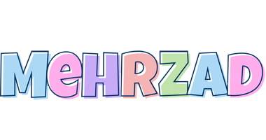 Mehrzad pastel logo