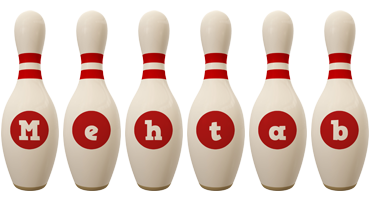 Mehtab bowling-pin logo